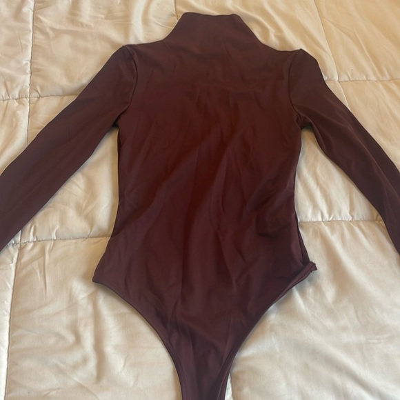 burgundy bodysuit new small - Picture 1 of 3
